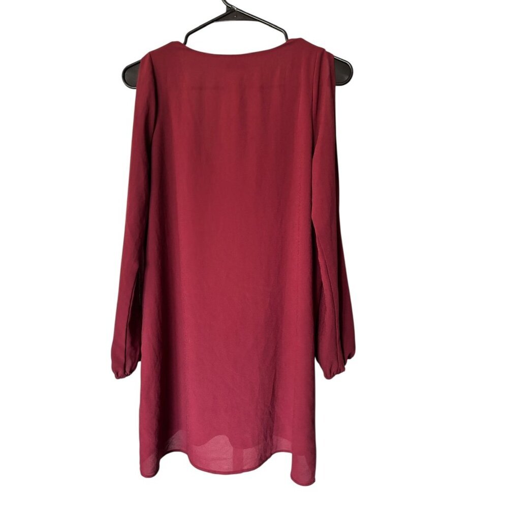 Tobi Women's Burgundy Dress - Picture 3 of 9